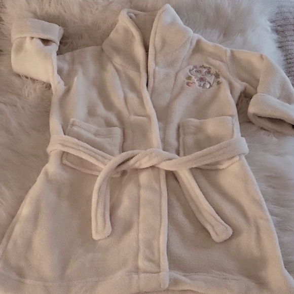 SWEET AND SASSY Girls fleece robe- Purrfect Princess - Picture 2 of 6